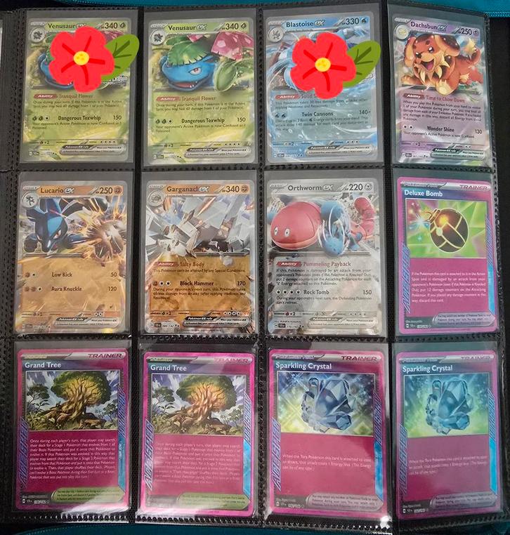 18 Pokémon kaarten/hitjes Stellar Crown, Hobby en Vrije tijd, Verzamelkaartspellen | Pokémon, Zo goed als nieuw, Meerdere kaarten