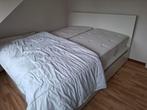 Tweepersoonsbed ikea, Huis en Inrichting, Slaapkamer | Bedden, Ophalen, Gebruikt, Wit, Tweepersoons