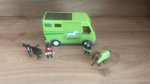 Play mobil paardentrailer en paardenkoets met extra"s, Kinderen en Baby's, Speelgoed | Playmobil, Zo goed als nieuw, Complete set