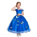 Prinsessen jurk met vlinders maat 110-116, Ophalen of Verzenden, 110 t/m 116, Meisje