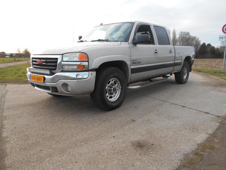 GMC Sierra 2500 HD 6.0 V8 Automaat 2004 LPG JAAR APK 4x4, Auto's, GMC, Particulier, Sierra, LPG, SUV of Terreinwagen, Automaat