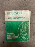 Honda CBX 600 650 service shop manual werkplaats handboek, Motoren