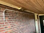 Gordijnrail + 2xbocht Alu Wit 425cm buitenwerks, Ophalen, Wit, Zo goed als nieuw, 200 cm of meer