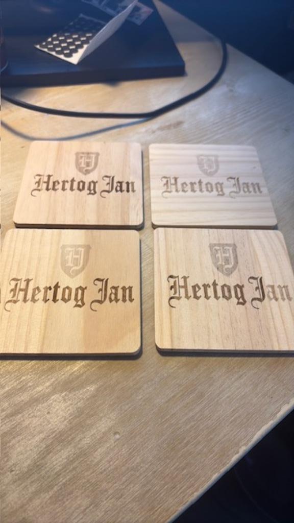 Hertog Jan onderzetters, Huis en Inrichting, Woonaccessoires | Onderzetters, Glas of Kopje, Ophalen of Verzenden