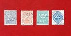 1923 Nederland Nvph 110-113 Gestempeld 4 Postzegels, Postzegels en Munten, Postzegels | Nederland, Ophalen, Gestempeld