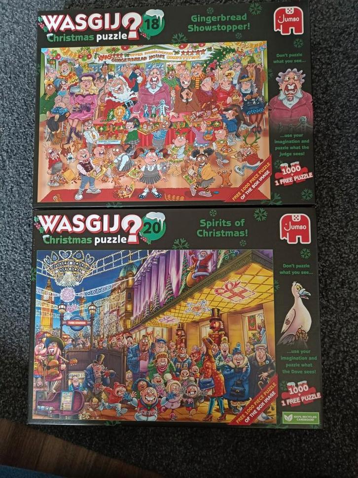 7 Wasgij puzzels, Hobby en Vrije tijd, Denksport en Puzzels, Zo goed als nieuw, 500 t/m 1500 stukjes, Ophalen of Verzenden