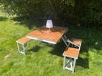 Bamboe picknick tafel opklapbaar Defa, Ophalen, Gebruikt, Campingtafel