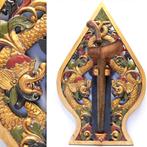 Blawong Gunungan met Naga's Keris houder Kris bord BZ1 draak, Antiek en Kunst, Ophalen of Verzenden