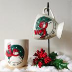 Dinerborden en Mokken Solids Kerstservies “Let is Snow”, Huis en Inrichting, Keuken | Servies, Overige materialen, Overige typen