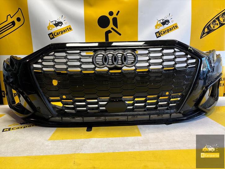Audi A3 8Y Voorbumper Origineel KlS 6XPDC 8Y0807437 bumper, Auto-onderdelen, Carrosserie en Plaatwerk, Bumper, Audi, Voor, Gebruikt
