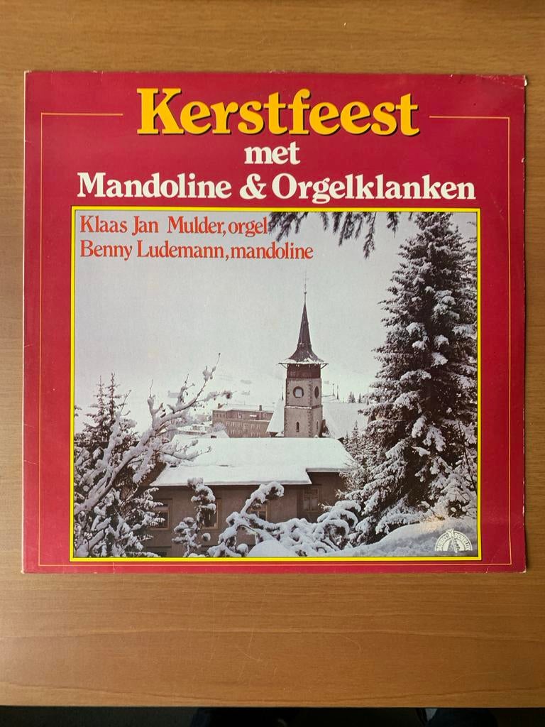 Kerstfeest met Mandoline & Orgelklanken - Vinyl LP, Ophalen of Verzenden, Zo goed als nieuw, Kerst