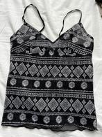 Prachtig singlet, topje van United colors of Benetton, S, United colors of Benetton, Ophalen of Verzenden, Zwart, Hemd