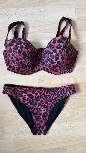 Marlies Dekkers panter bikini. BH top 80F, Broekje mt. S beschikbaar voor biedingen