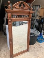 Antieke spiegel met facet geslepen glas, Ophalen, Rechthoekig, 50 tot 100 cm, 150 tot 200 cm