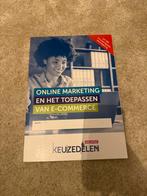 Nieuw schoolboek online marketing en e-commerce, Ophalen of Verzenden, Nieuw, MBO