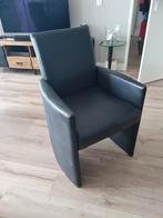 Eetkamerstoelen 4 x kleur zwart, Huis en Inrichting, Complete eetkamers, Ophalen, Gebruikt, Eetkamerstoelen zie foto in goede staat