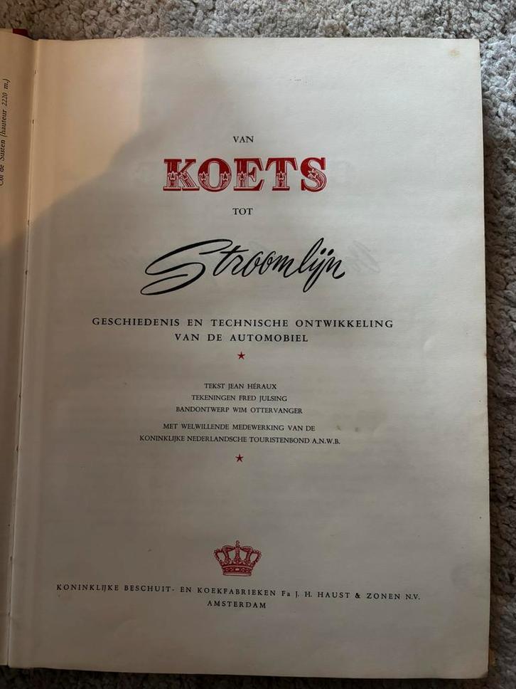 Haust Autoplaatjes Verzamelboek - Van Koets tot Stroomlijn, Boeken, Auto's | Boeken, Gelezen, Algemeen, Ophalen of Verzenden