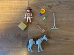 Playmobil set, cowboy met paard en div accessoires, Ophalen of Verzenden, Zo goed als nieuw
