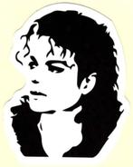 Michael Jackson sticker #2, Ophalen of Verzenden, Nieuw, Foto of Kaart