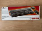 Trust Wireless Optical keyboard and mouse, Ophalen of Verzenden, Zo goed als nieuw, Draadloos, Trust