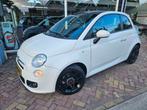 Fiat 500 1.2 sport,panorama,leuke uitvoering, Auto's, Gebruikt, 4 cilinders, 840 kg, Wit
