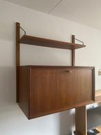 Vintage poul cadovius wandmeubel, Ophalen, Gebruikt, Minder dan 150 cm, Minder dan 100 cm