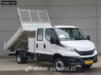 Iveco Daily 35C16 3.0L Open Laadbak Dubbel Cabine met Kist D, Auto's, Stof, Gebruikt, Euro 6, 4 cilinders
