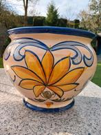 cachepot plateel bloempot, Antiek en Kunst, Ophalen