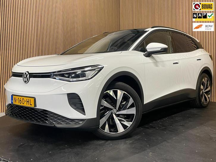 Volkswagen ID.4 77 kWh|GROTE ACCU|BLACK&WHITE|1/2 LEDER|PANO, Auto's, Volkswagen, Bedrijf, Te koop, ID.4, ABS, Achteruitrijcamera