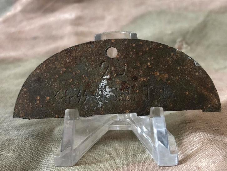 Erkennungsmarke Kdr. SS Junkerschule Bad Tölz, Verzamelen, Militaria | Tweede Wereldoorlog, Ophalen of Verzenden