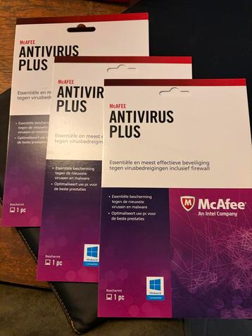 McAfee Antivirus Plus - Nieuw in verpakking beschikbaar voor biedingen