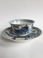 China, Chinees porselein, Kangxi kop en schotel, Ophalen of Verzenden