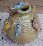 Landelijk vogel vaasje, Daan Kromhout, sier vaasje, Overige kleuren, -, -, Aardewerk of Porselein