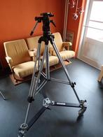 Manfrotto #028 videostatief + dolly, Ophalen, Gebruikt, 175 cm of meer, Driepoot