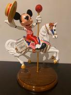 Disney beeld Mickey op paard., Ophalen of Verzenden, Mickey Mouse, Zo goed als nieuw, Beeldje of Figuurtje