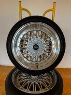 Japan Racing JR-9 Velgen | Opel | Continental Zomerbanden, Auto-onderdelen, Banden en Velgen, Ophalen, 18 inch, Gebruikt, Banden en Velgen