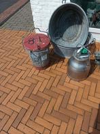 2 x zinken grote teilen maat 28, Ophalen, Gebruikt, Gietijzer