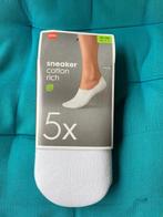 HEMA Wit Sneaker Sokken Sokjes Sneakersokken Socks mt 35-38, Sokken en Kniesokken, Wit, Maat 35 t/m 38, Nieuw