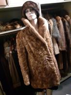 Superleuke echte nerts vintage bontjas bont jas bontmantel M, Ophalen of Verzenden, Zo goed als nieuw, Maat 38/40 (M), Bruin