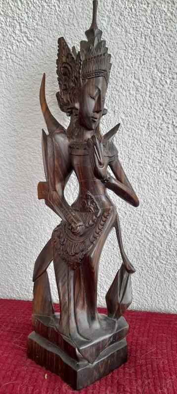 indonesische / balinese danseres 35 cm groot 1950 beschikbaar voor biedingen