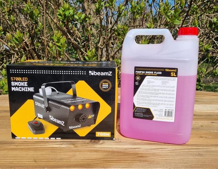 BeamZ S700-LED Rookmachine [TE HUUR] - Rookmachine [HUREN], Muziek en Instrumenten, Licht en Laser, Zo goed als nieuw, Rookmachine
