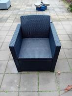 Tuinset met grijze kussens, Tuin en Terras, Kunststof, Gebruikt, Stoel, Tuinset