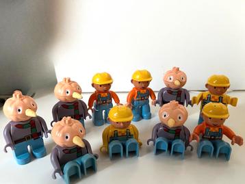 Lego Duplo - Bob de Bouwer/ Groot Set met 10 Poppen+Blokken beschikbaar voor biedingen