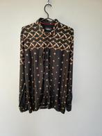 Blouse Mondo zwart met goud maat XL/42, Kleding | Heren, Overhemden, Mondo, Zwart, Ophalen of Verzenden, Zo goed als nieuw