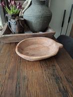 Decoratieve houten schaal, Schaal, Ophalen of Verzenden, Zo goed als nieuw, Ovaal