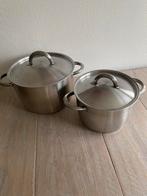 Kookpannen 2 stuks, Huis en Inrichting, Ophalen of Verzenden, Gebruikt