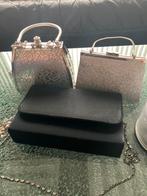 Assortiment dames avond en feest tassen, Ophalen of Verzenden, Zo goed als nieuw, Zilver, Staal