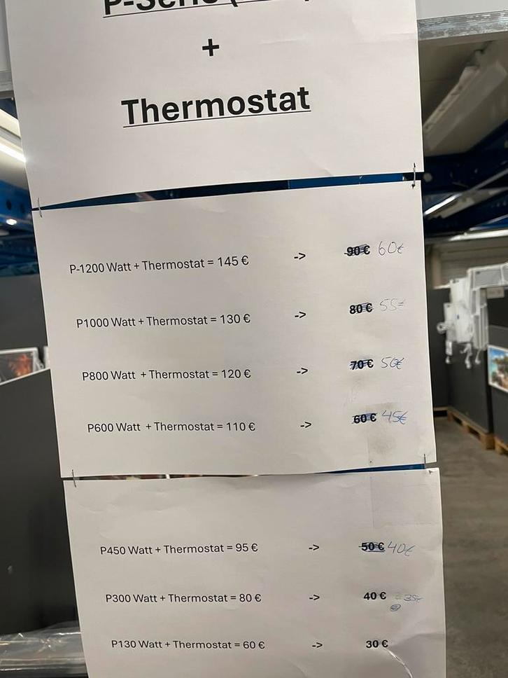 Könighaus Infrarood verwarming uitverkoop we gaan sluiten!, Doe-het-zelf en Verbouw, Verwarming en Radiatoren, Ophalen of Verzenden