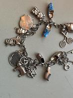 Zilveren Bedel armband 15 bedels, Overige merken, Verzenden, Zo goed als nieuw, 4 bedels of meer