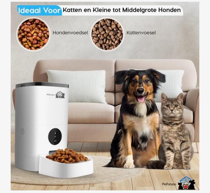 Wifi voederbak voor huisdieren (automatisch), Dieren en Toebehoren, Kattenvoerbakken en Drinkbakken, Zo goed als nieuw, Ophalen of Verzenden